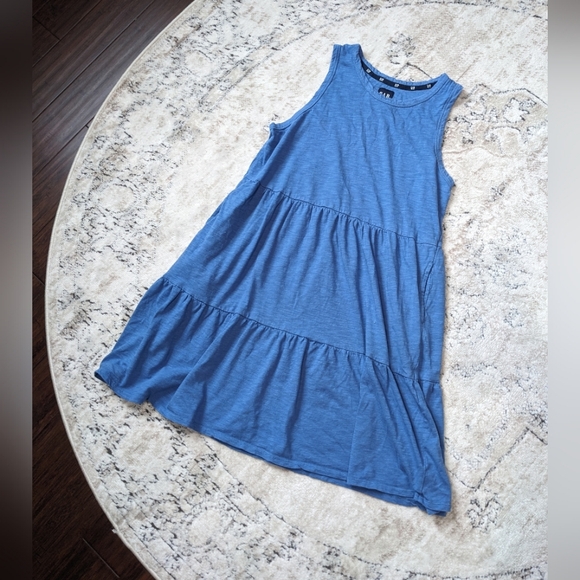 GAP Dresses & Skirts - GAP blue tiered mini tank dress